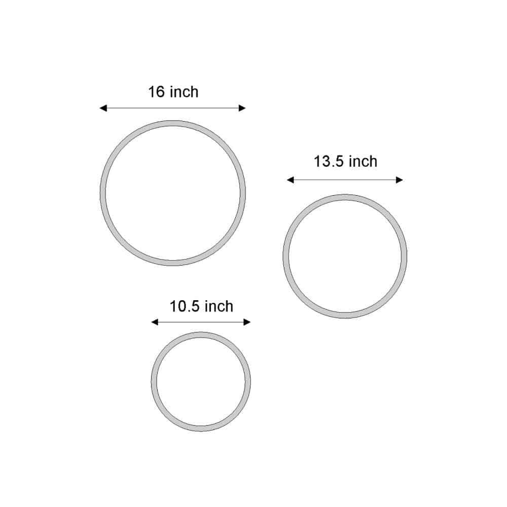 Hand-painted Wall Art - Flowers & Birds - Set of 3 (Style 2)