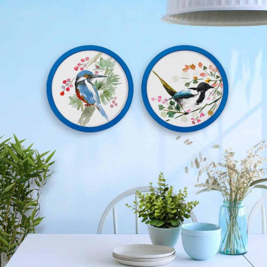 Hand-painted Wall Art - Birds - Set of 2 (Style 2)