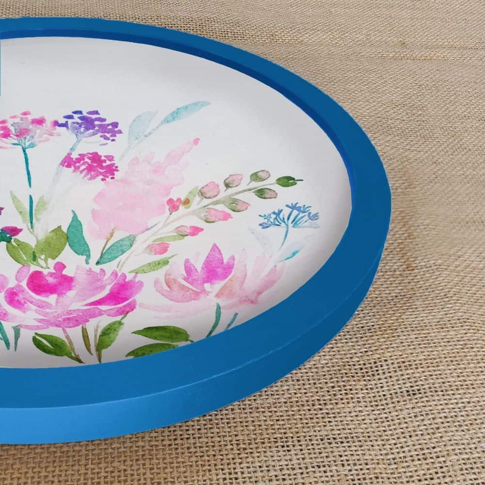 Hand-painted Wall Art - Flowers & Birds - Set of 3 (Style 1)