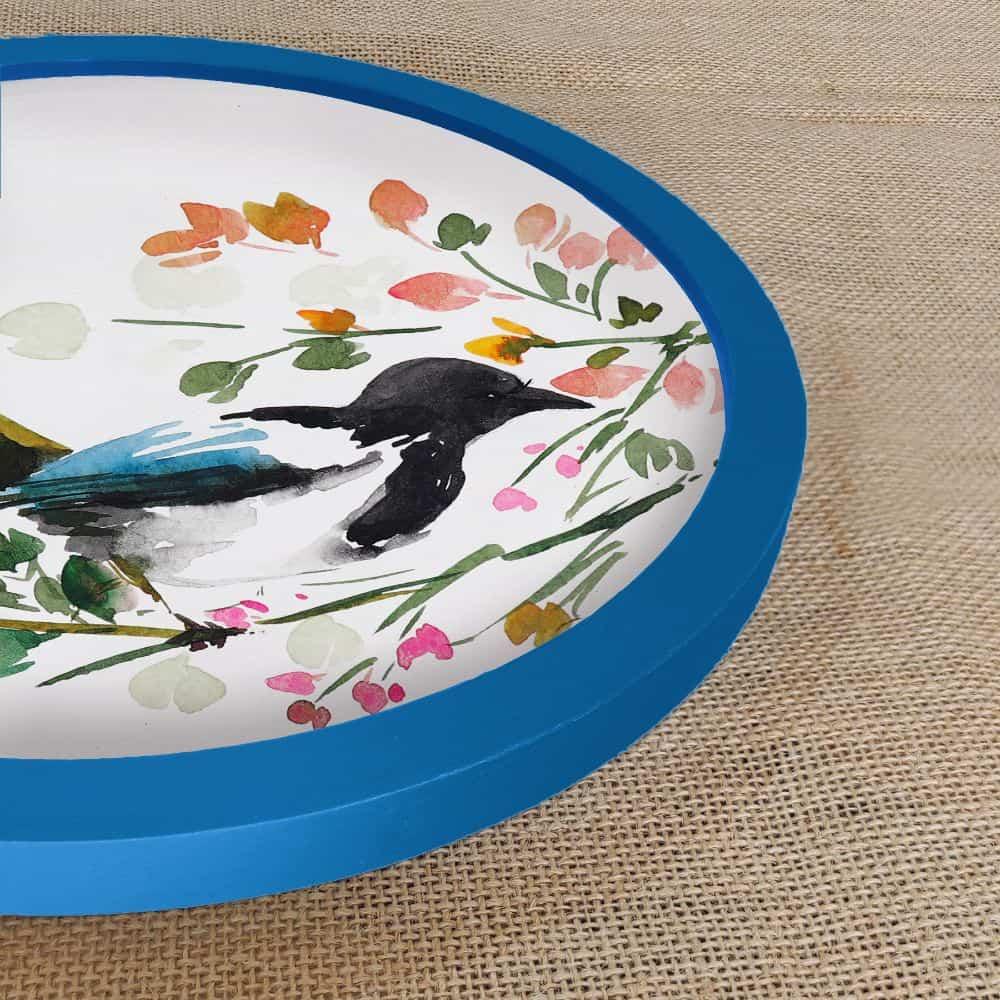 Hand-painted Wall Art - Birds - Set of 3