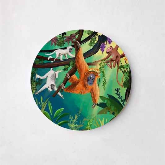 Orangutan Snuggles - Kids' Room Wall Art