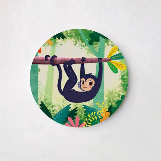 Monkey Mischief - Kids' Room Wall Art
