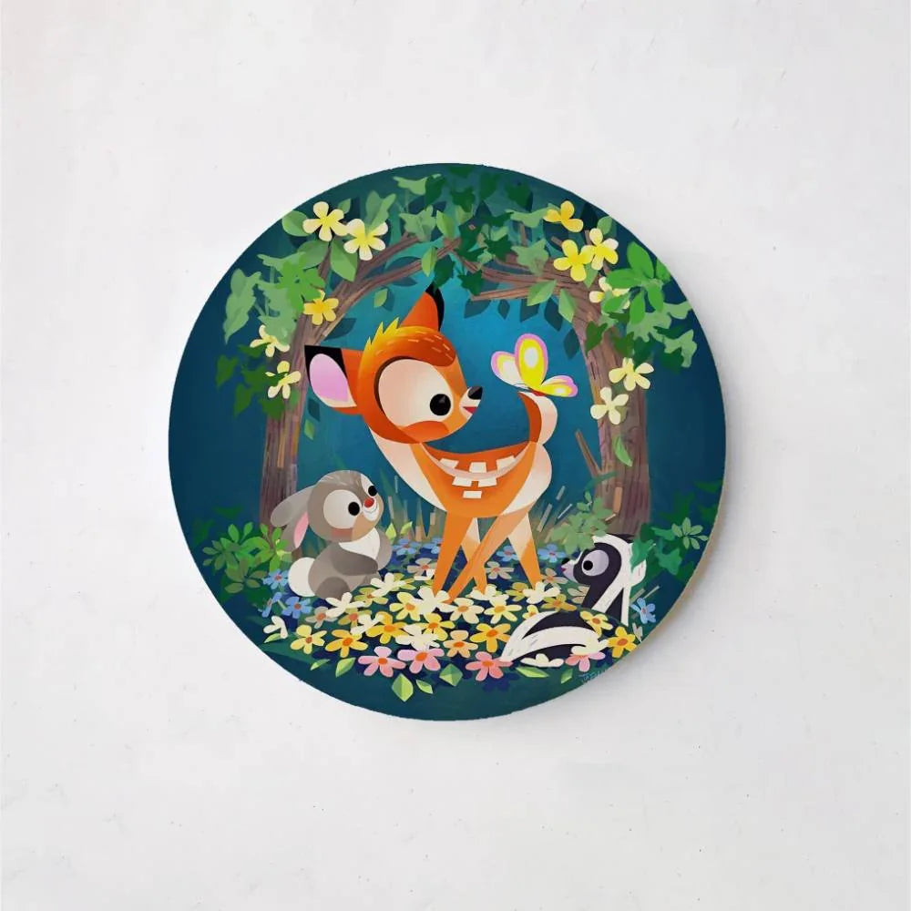 Little Explorers in the Woods - Kids' Room Wall Art