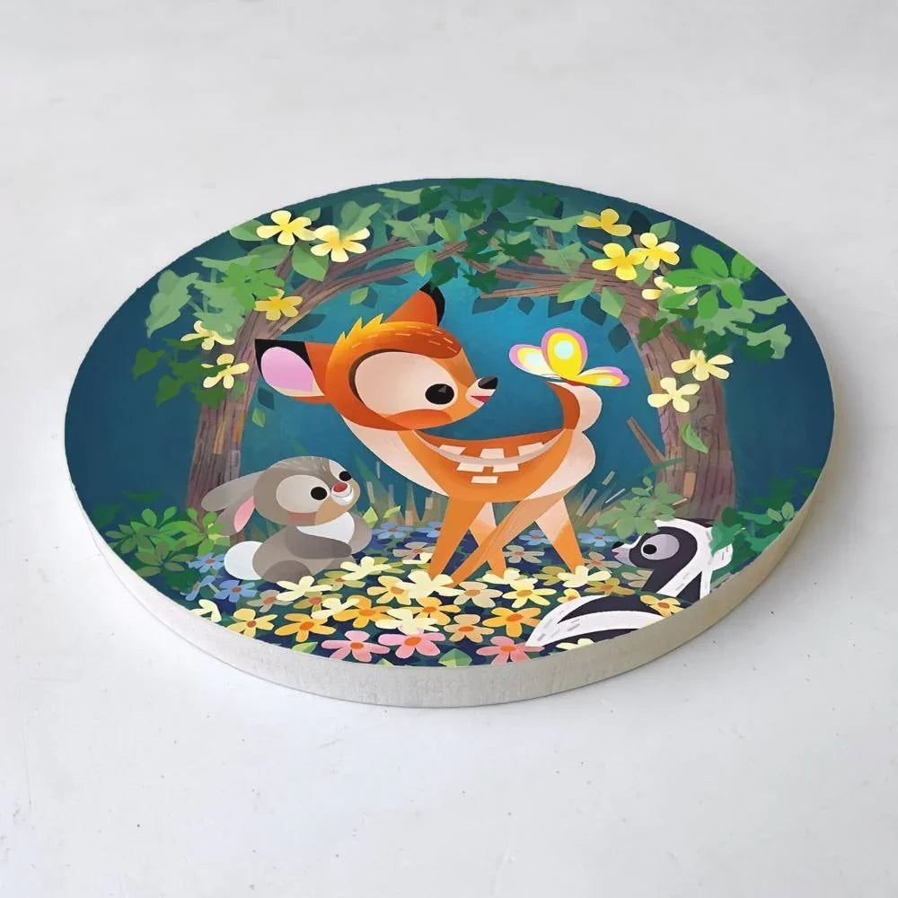 Little Explorers in the Woods - Kids' Room Wall Art