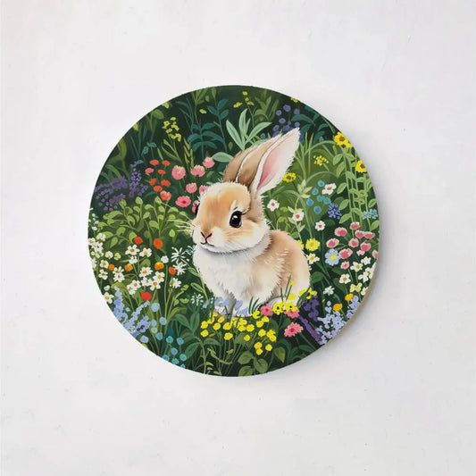 Curious Bunny - Kids' Room Wall Art