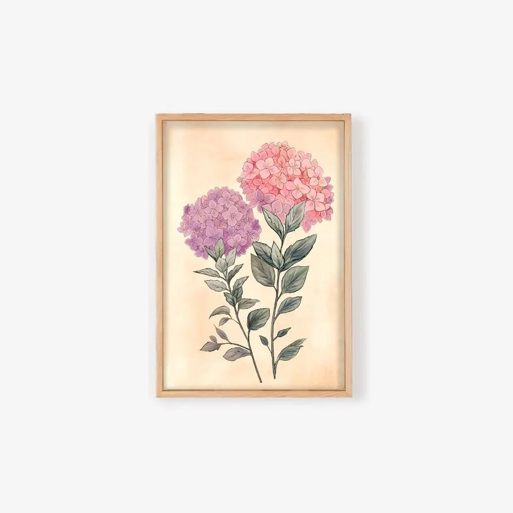 Amber Bloom - Floral Canvas Art Print