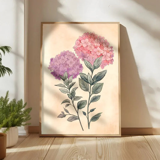 Amber Bloom - Floral Canvas Art Print