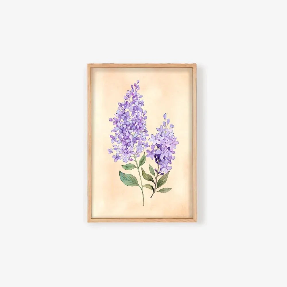 ⁠Lavender Drift - Floral Canvas Art Print