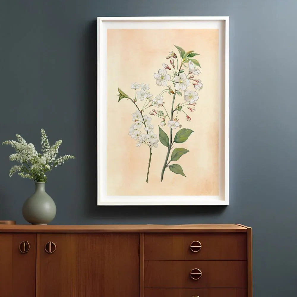 Midnight Petals - Floral Canvas Art Print
