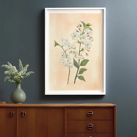Midnight Petals - Floral Canvas Art Print