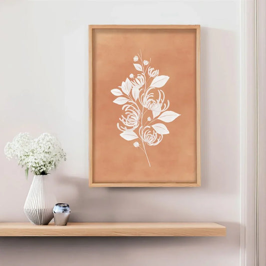 Golden Meadow - Floral Canvas Art Print