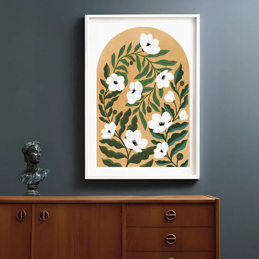 Twilight Blooms - Floral Canvas Art Print