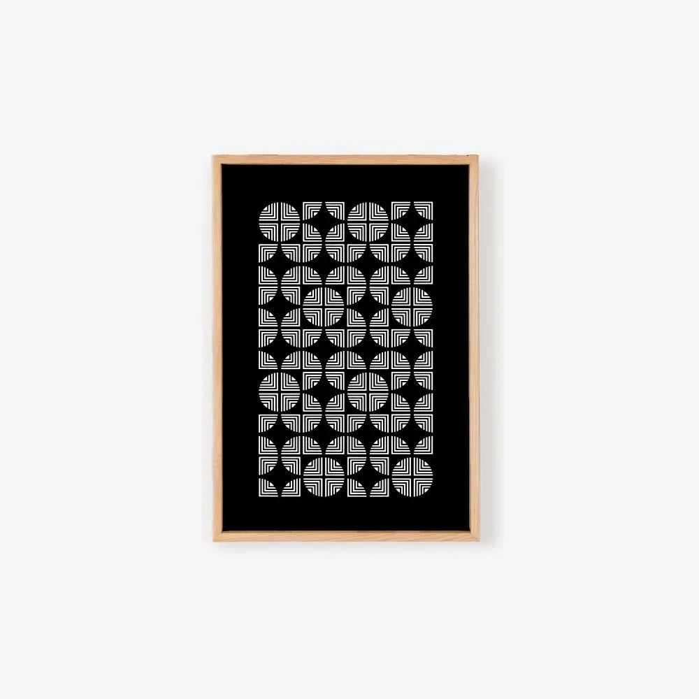Echo Arches - Minimalist Geometric Canvas Art Print