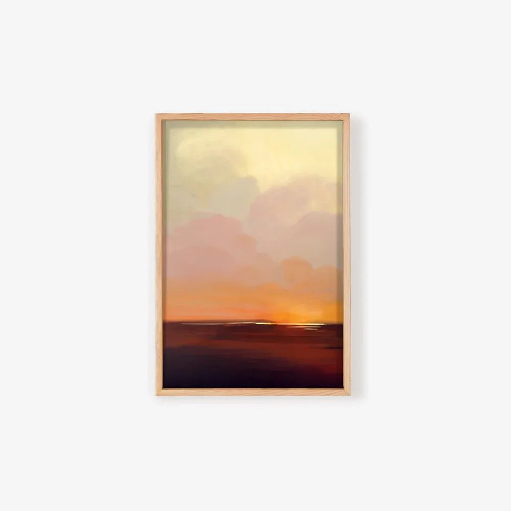 Golden Glow - Landscape Canvas Art Print