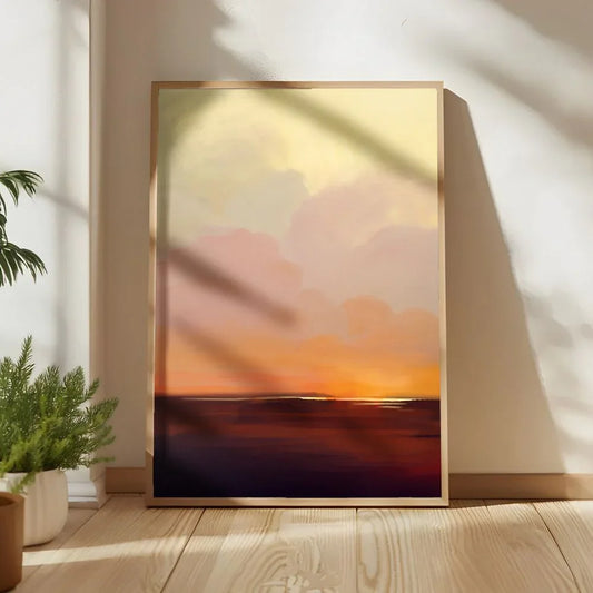 Golden Glow - Landscape Canvas Art Print