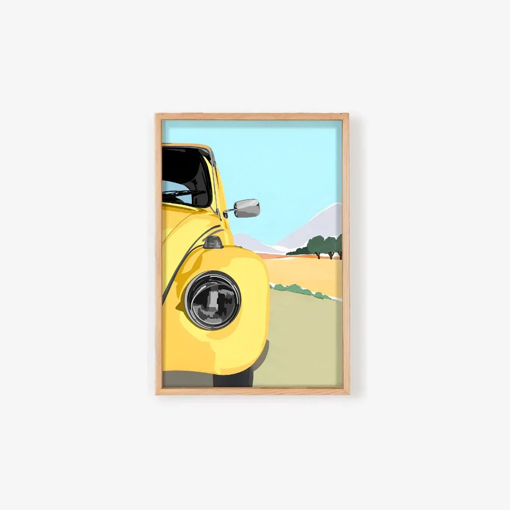 Retro Rider - Vintage Canvas Art Print