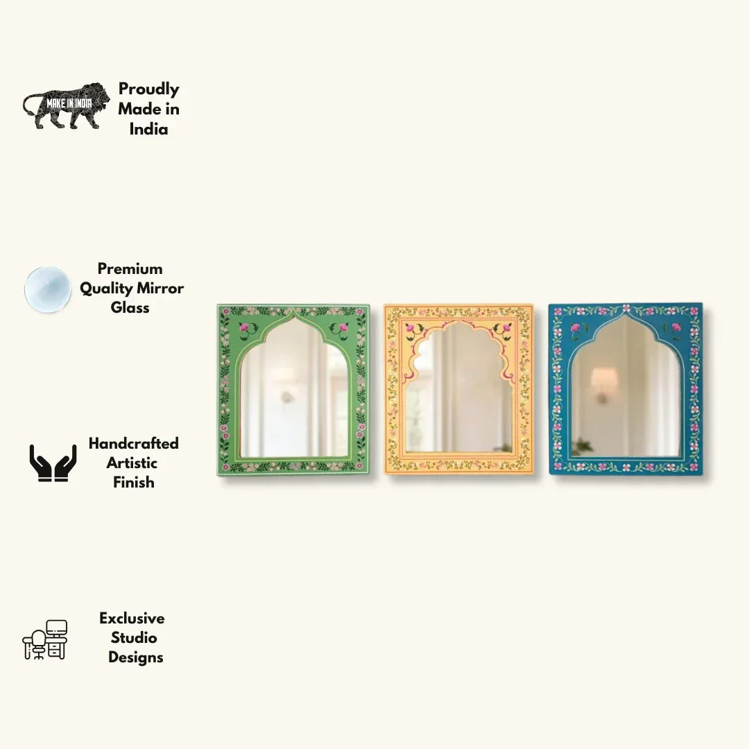 Rang Mahal Arch Mirror Set