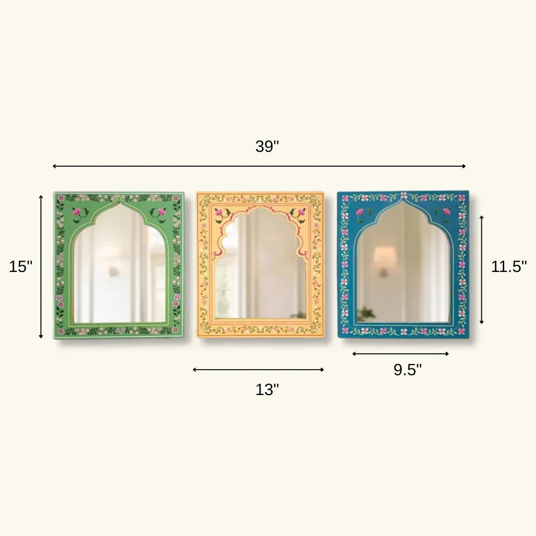 Rang Mahal Arch Mirror Set
