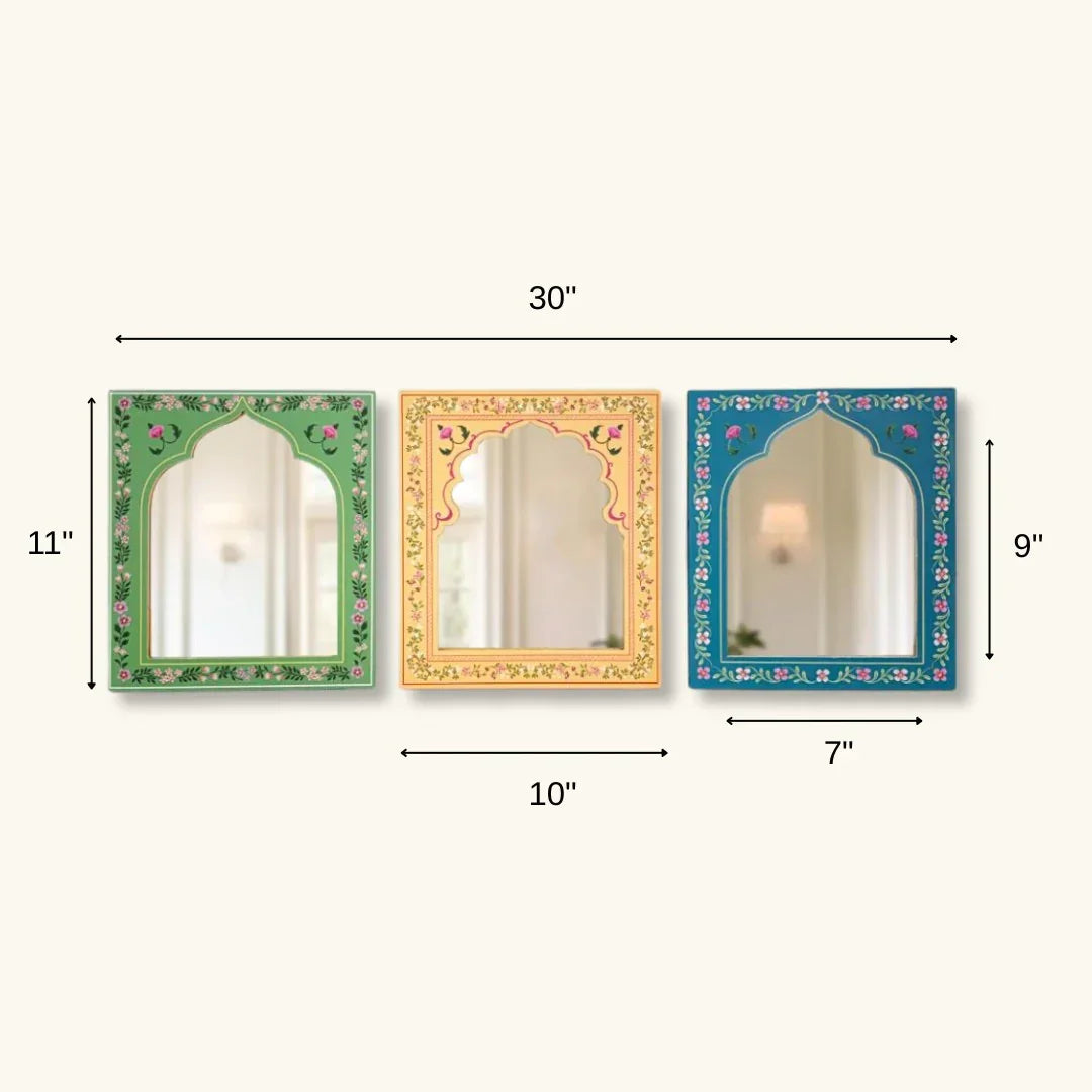Rang Mahal Arch Mirror Set