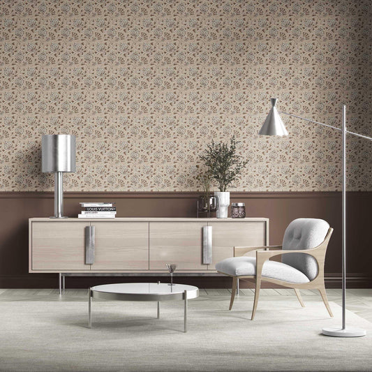 Buti Cascade Wallpaper - Sand Beige