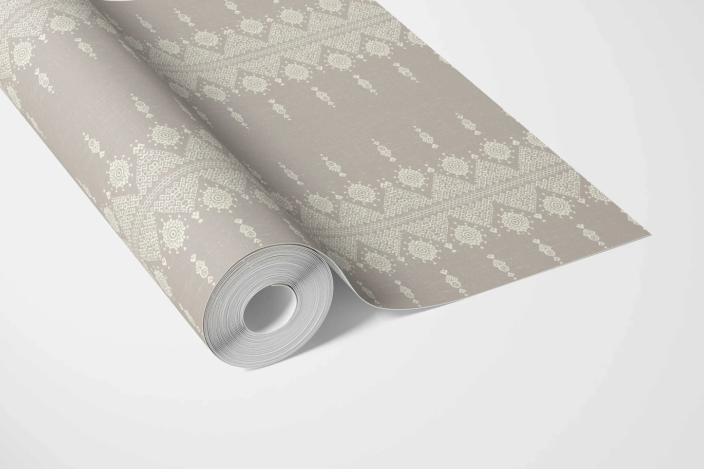 Zari Lineage Wallpaper - Misty Taupe