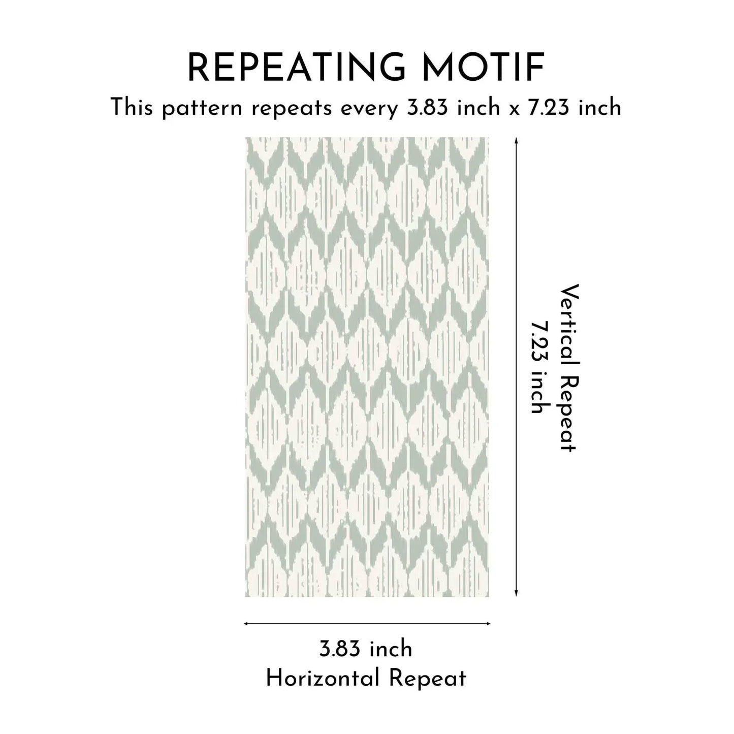Ikat Reverie Wallpaper - Sage Mirage