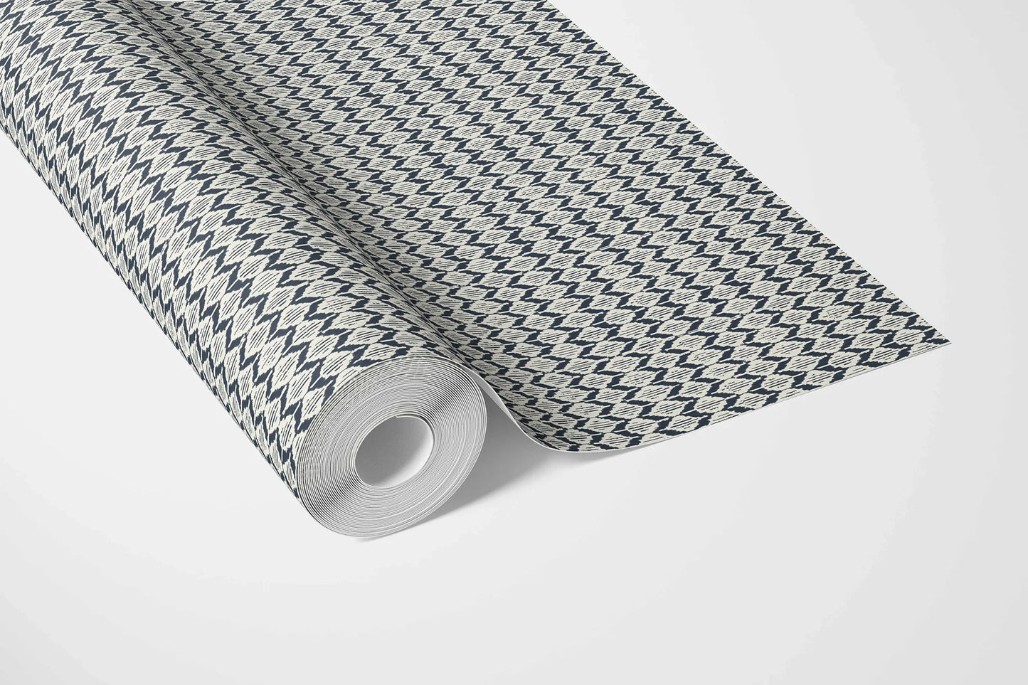 Ikat Reverie Wallpaper - Midnight Mirage