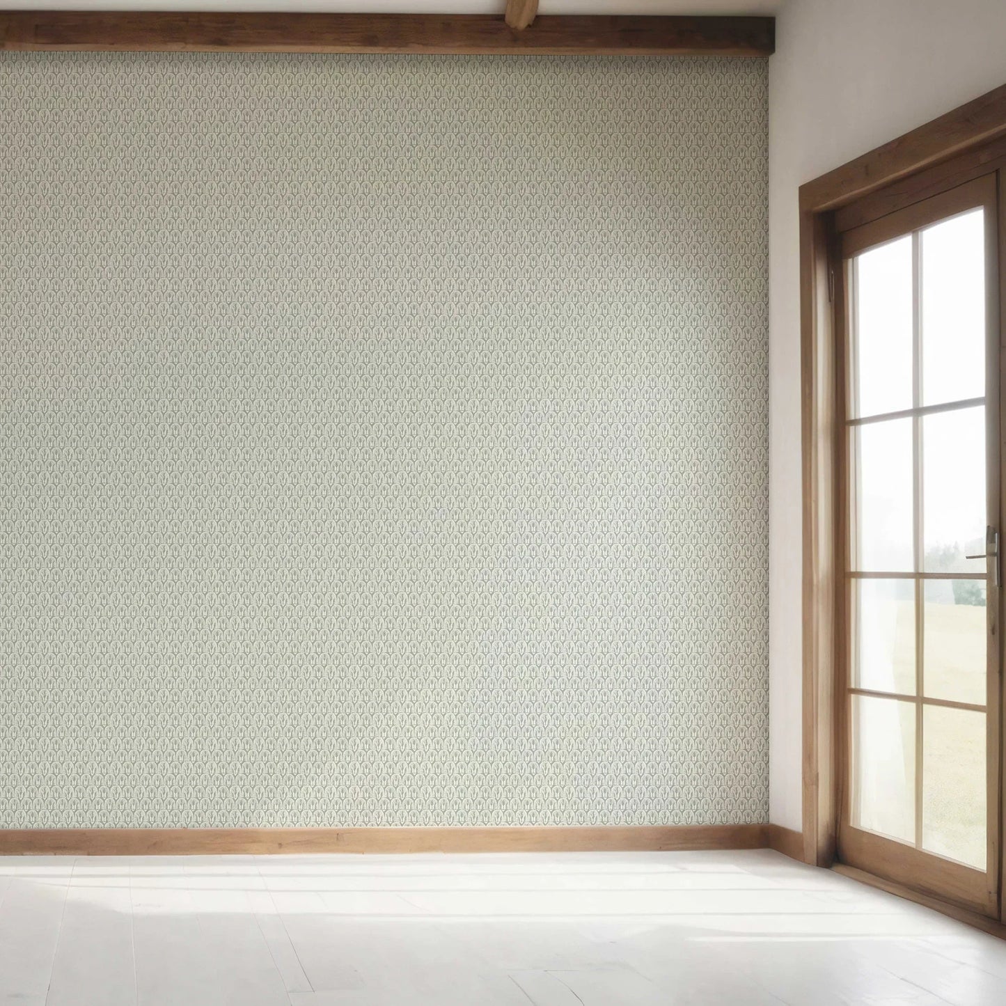 Arched Canopy Wallpaper - Eucalyptus Veil
