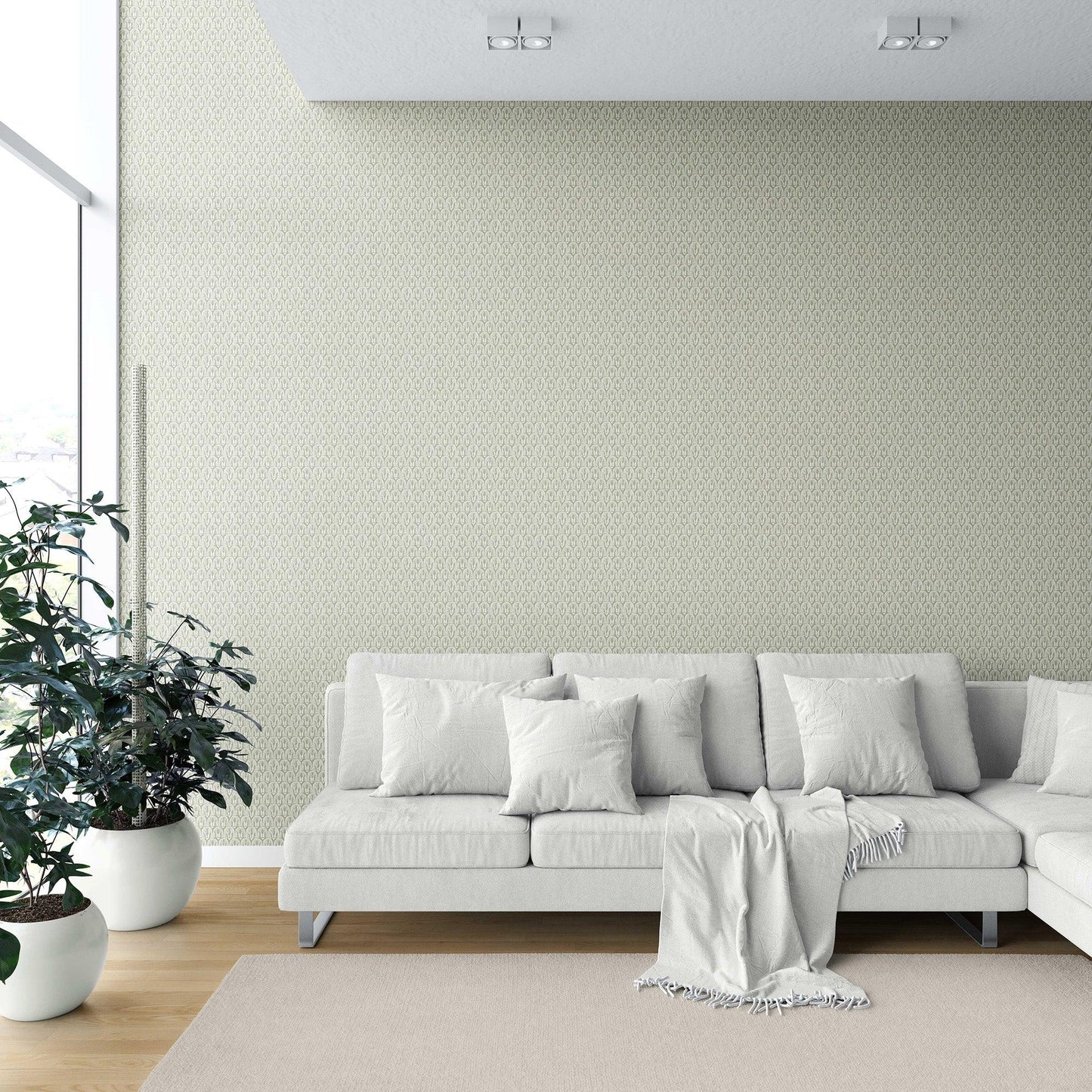 Arched Canopy Wallpaper - Willow Dust