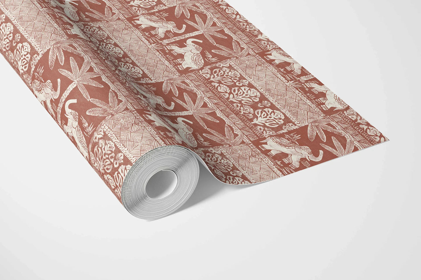 Elephant Grove Wallpaper - Terracotta Trail