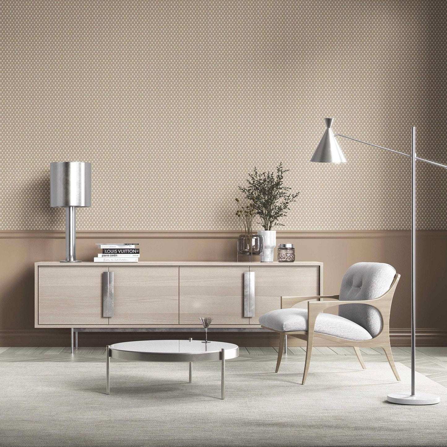 Jaipur Jaal Wallpaper - Sandstone