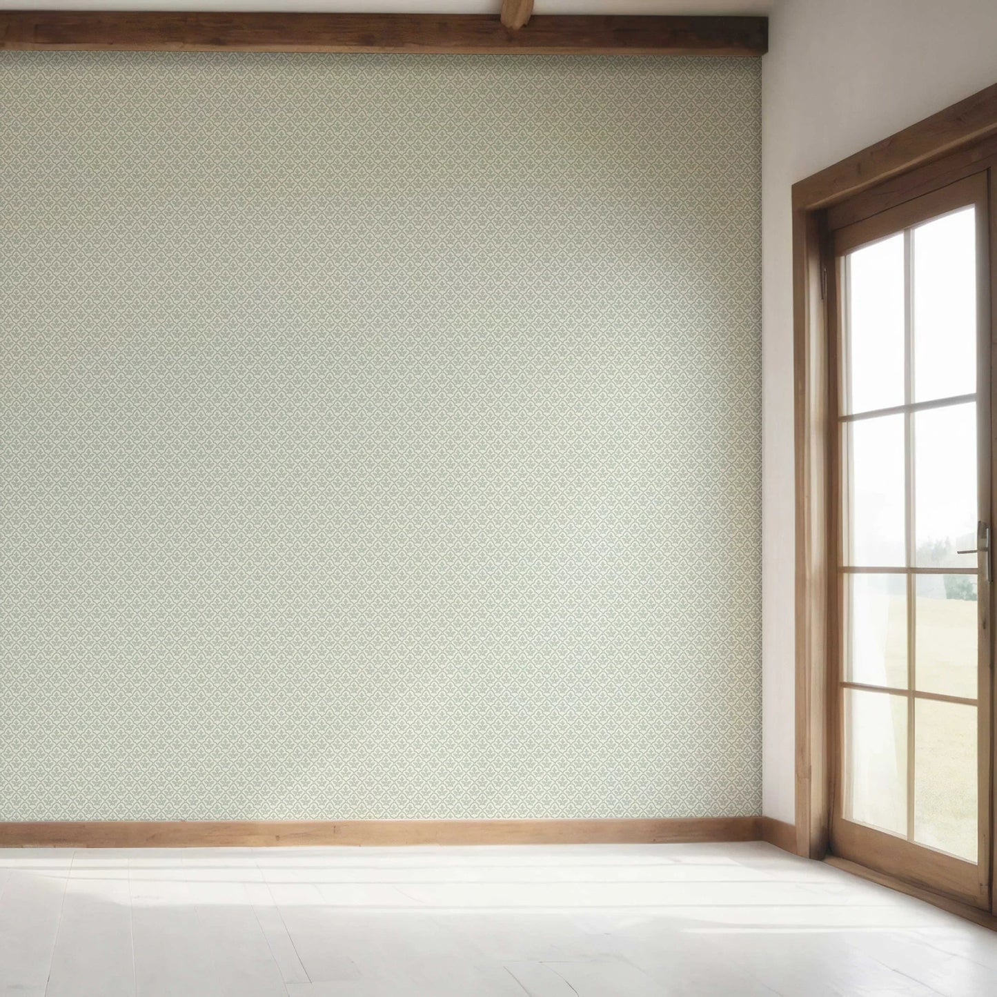 Haveli Harmony Wallpaper - Seafoam Whisper