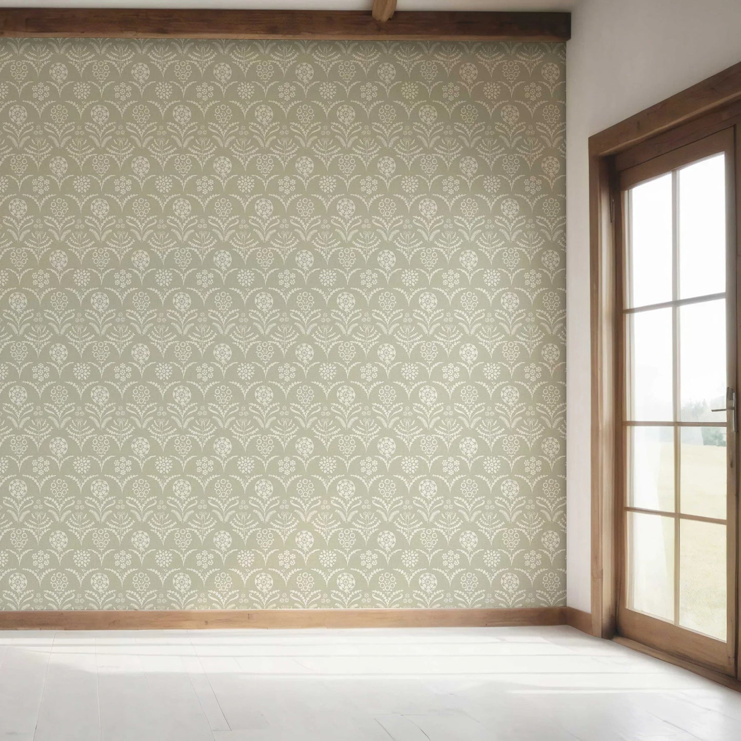 Gulistan Wallpaper - Olive Dust