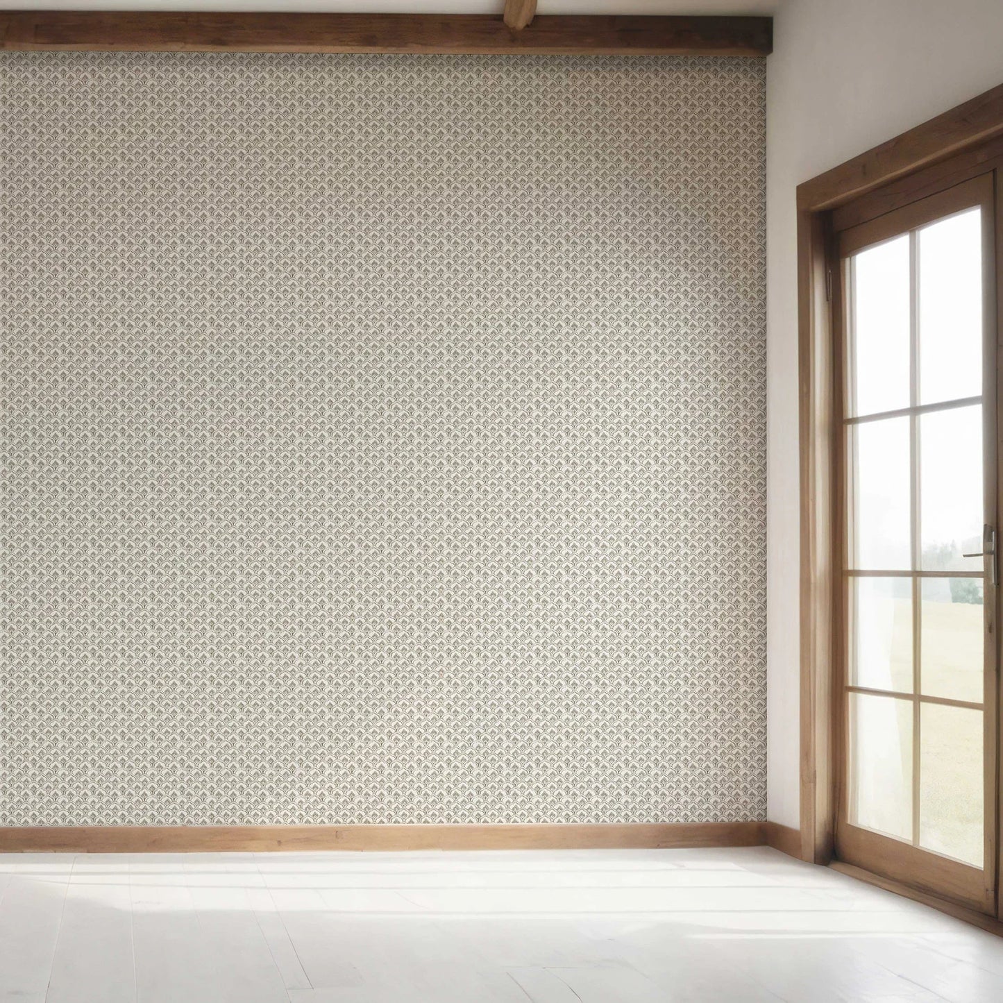 Regal Scallop Wallpaper - Desert Dune