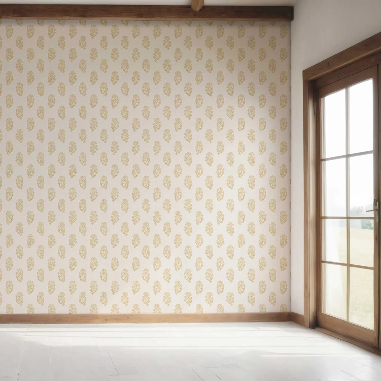 Paisley Grove Wallpaper - Golden Bloom