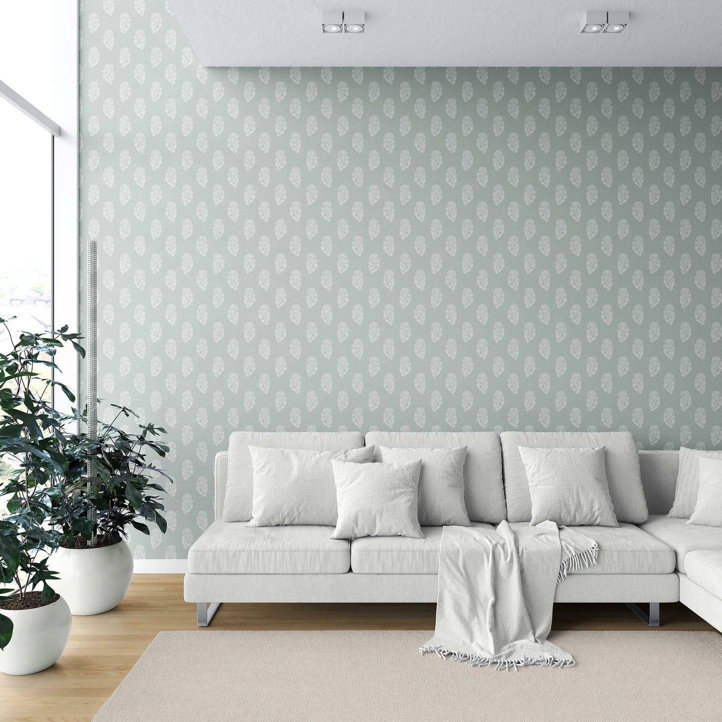Paisley Grove Wallpaper - Misty Bloom