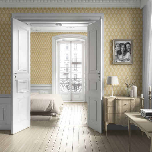 Verdant Boughs Wallpaper - Golden Barley