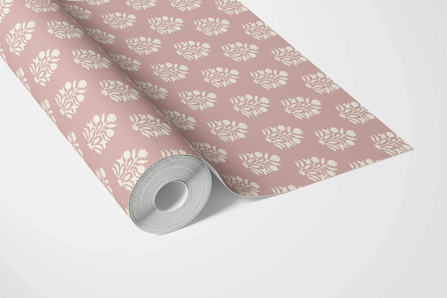 Verdant Boughs Wallpaper - Blushed Rouge