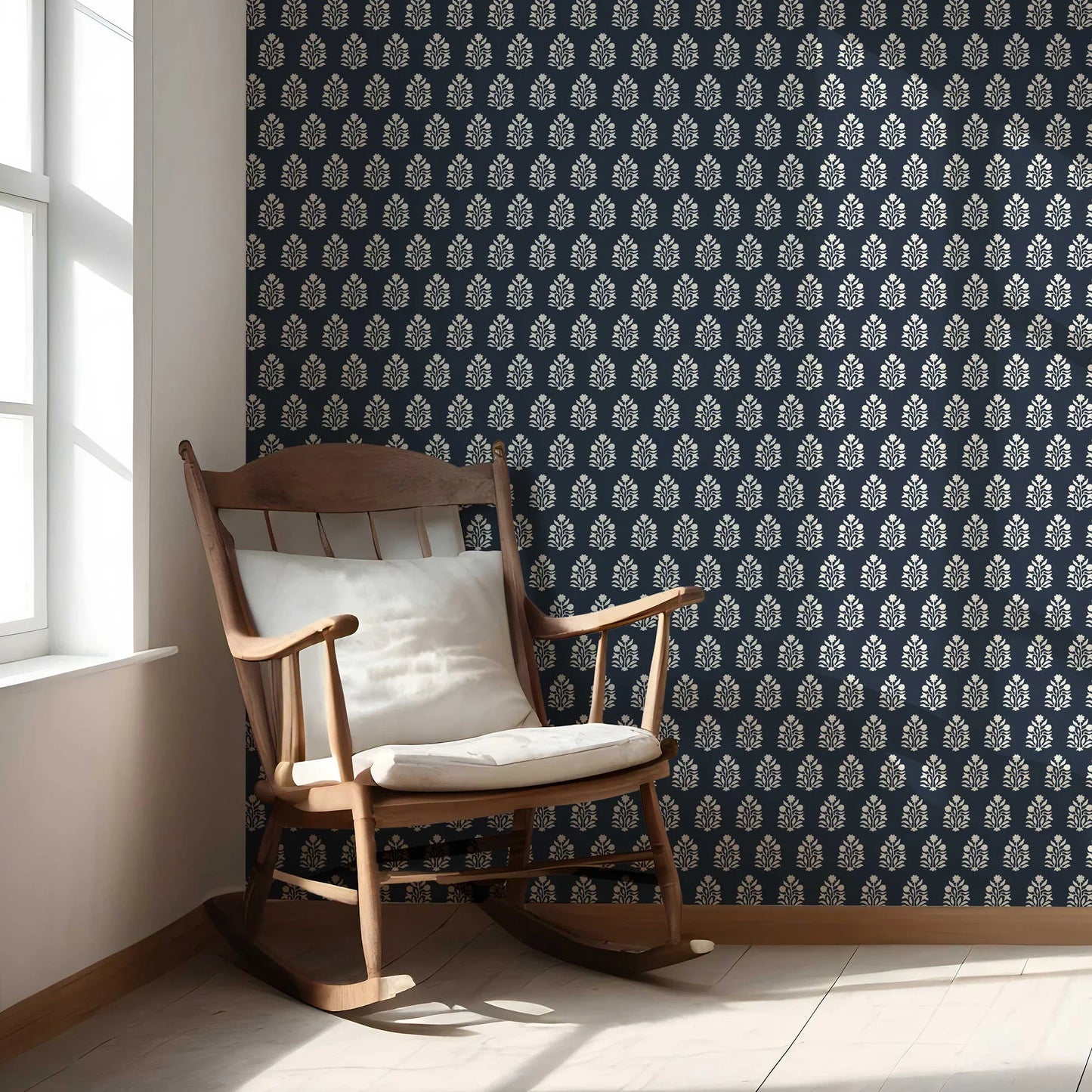 Verdant Boughs Wallpaper - Midnight Bloom