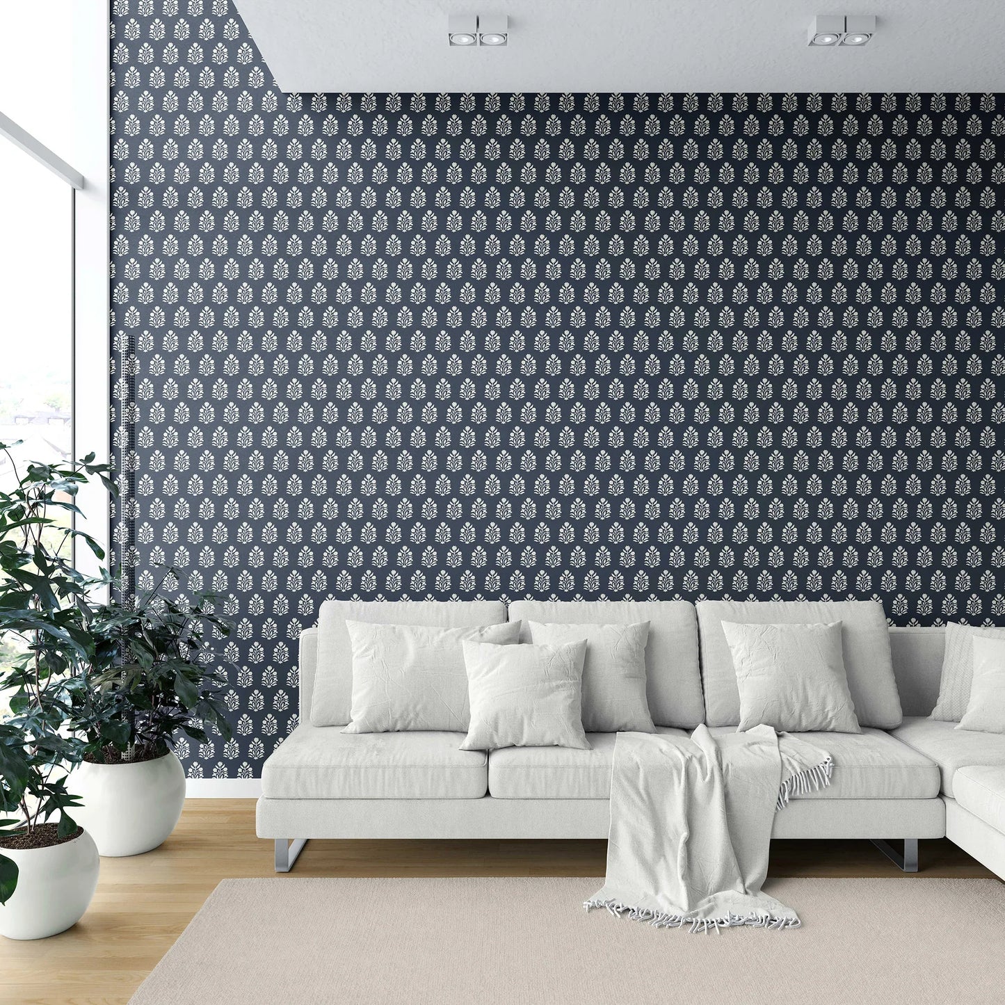 Verdant Boughs Wallpaper - Midnight Bloom