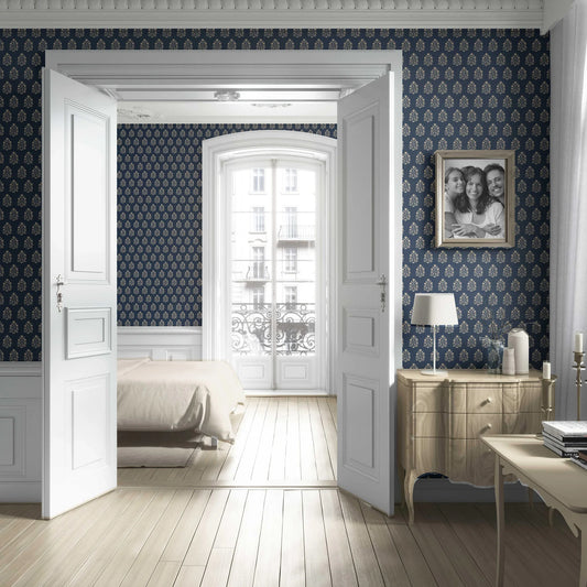 Verdant Boughs Wallpaper - Dusk Petal