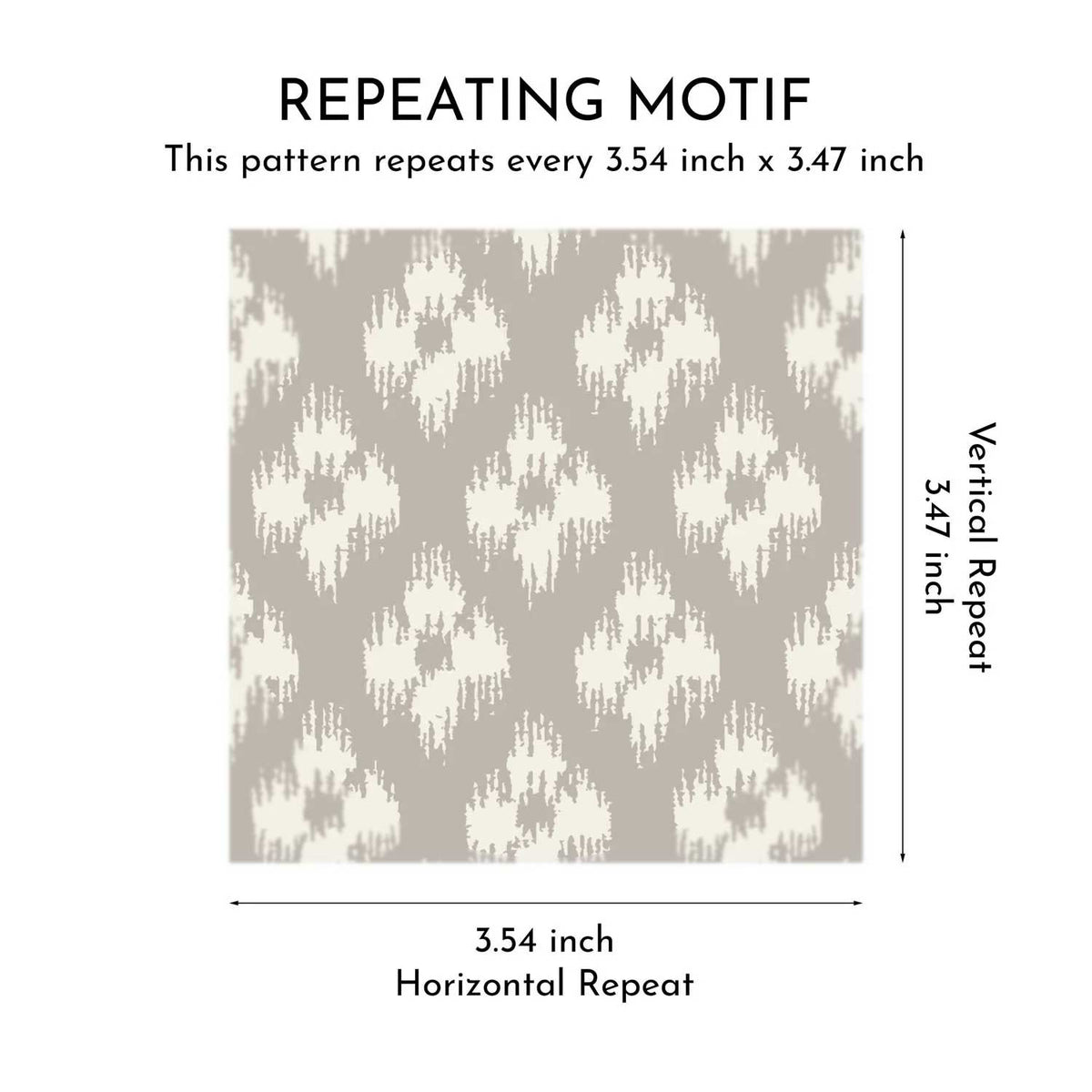 Trellis Bloom Wallpaper - Taupe Linen