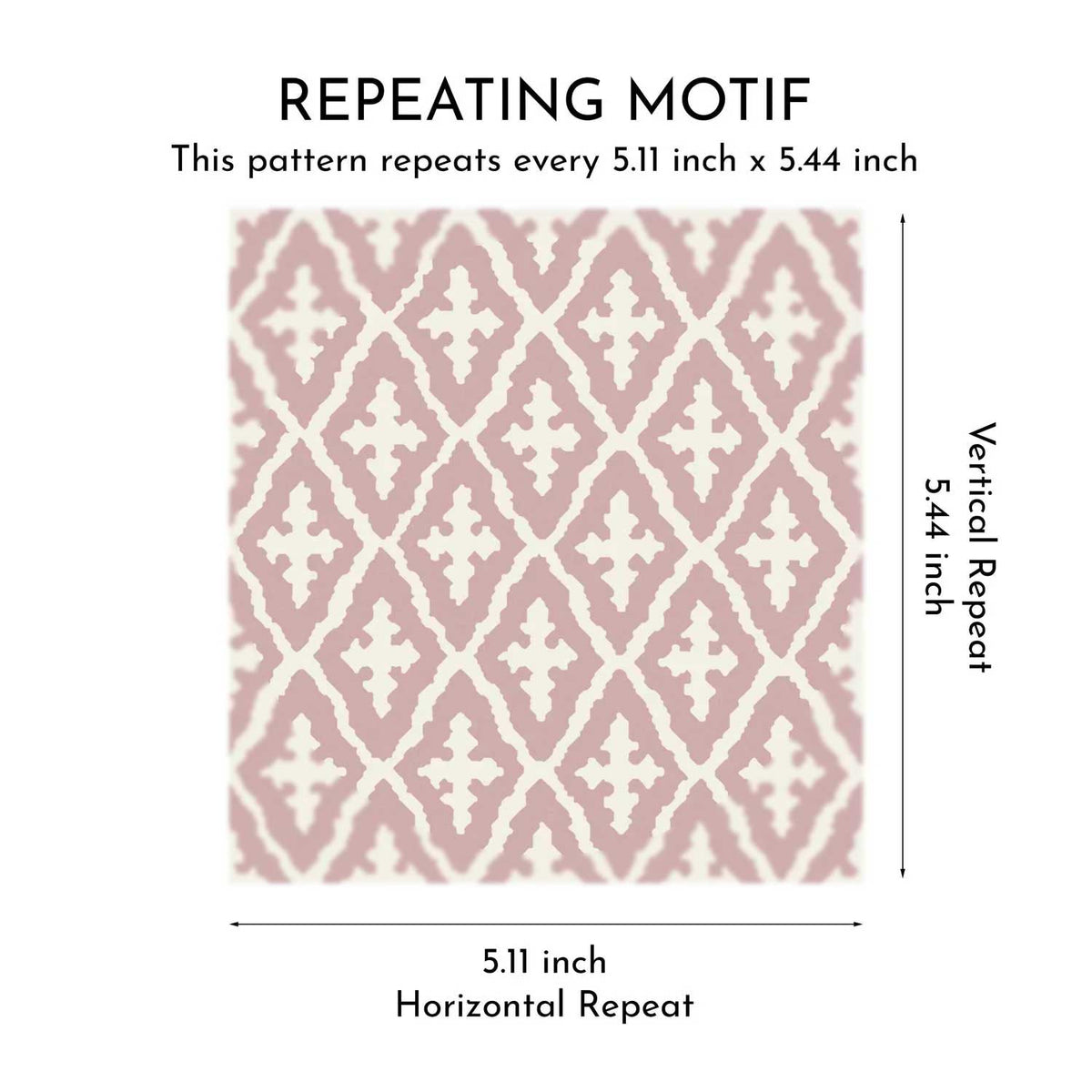 Mughal Grid Wallpaper - Clay Blush