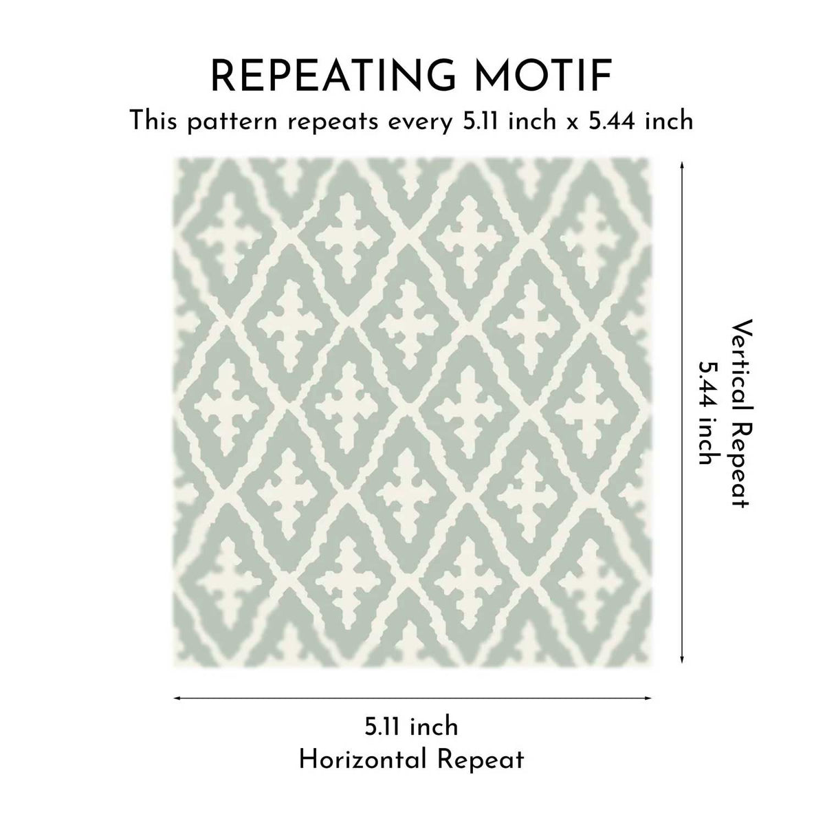 Mughal Grid Wallpaper - Celadon Lattice