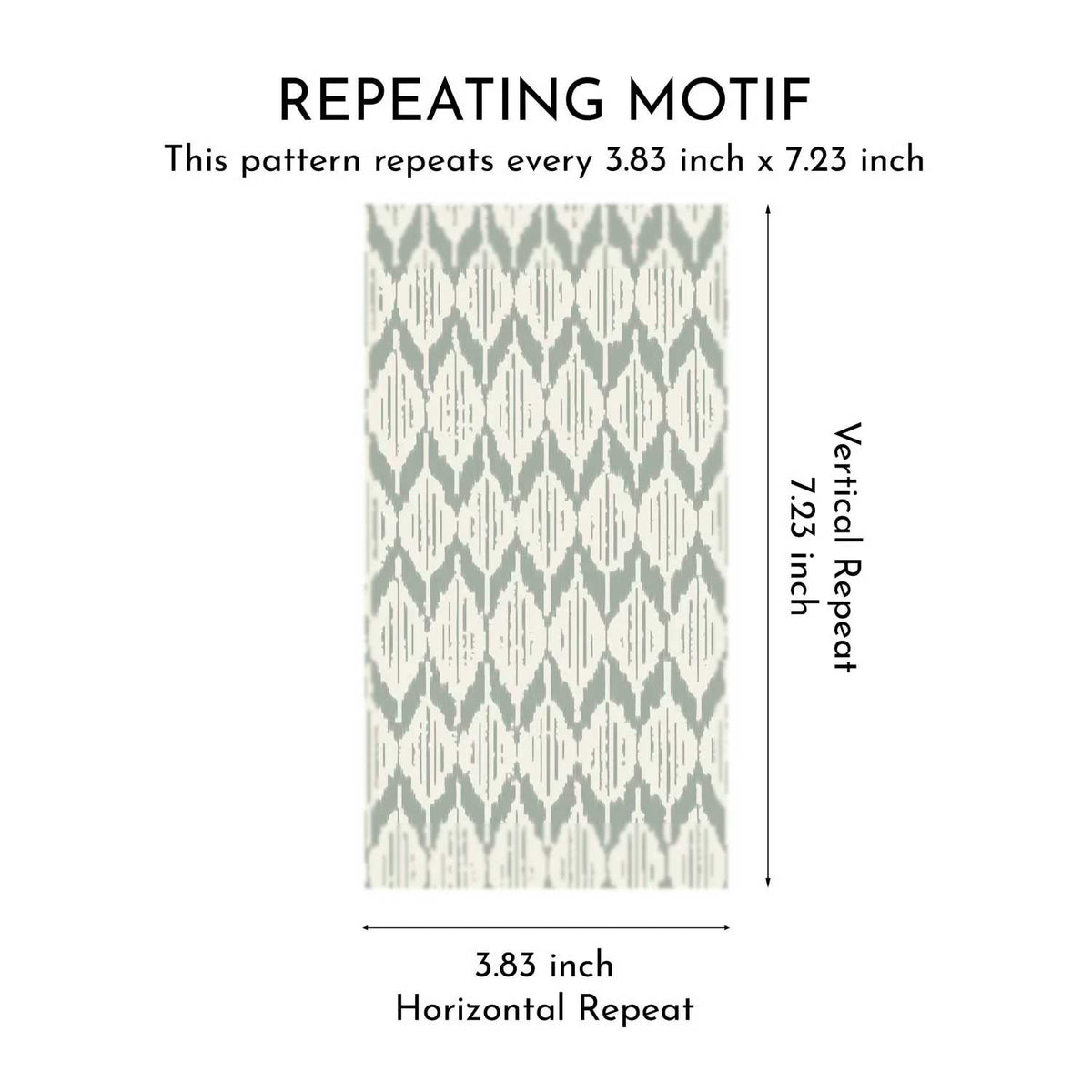 Ikat Reverie Wallpaper - Pebble Mist