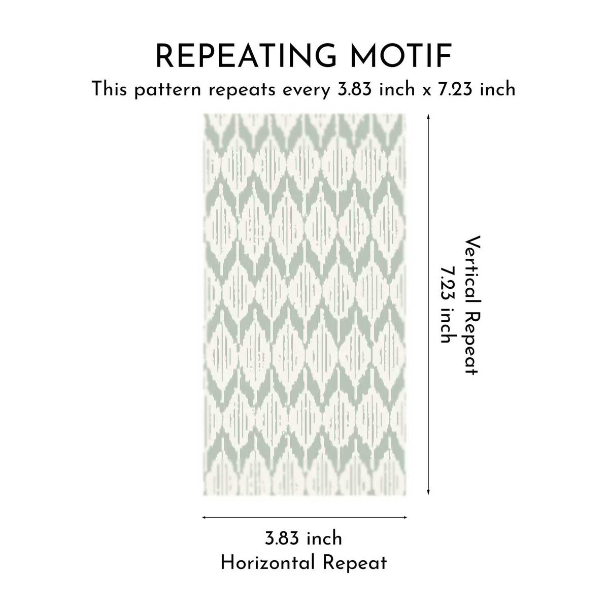 Ikat Reverie Wallpaper - Sage Mirage