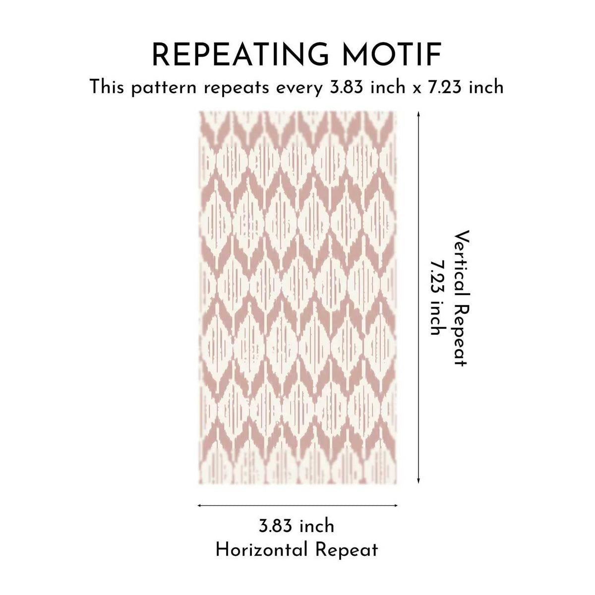 Ikat Reverie Wallpaper - Blushed Clay