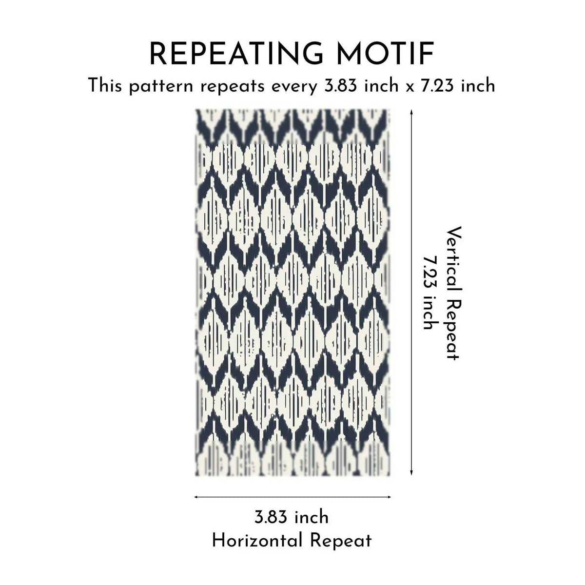Ikat Reverie Wallpaper - Midnight Mirage