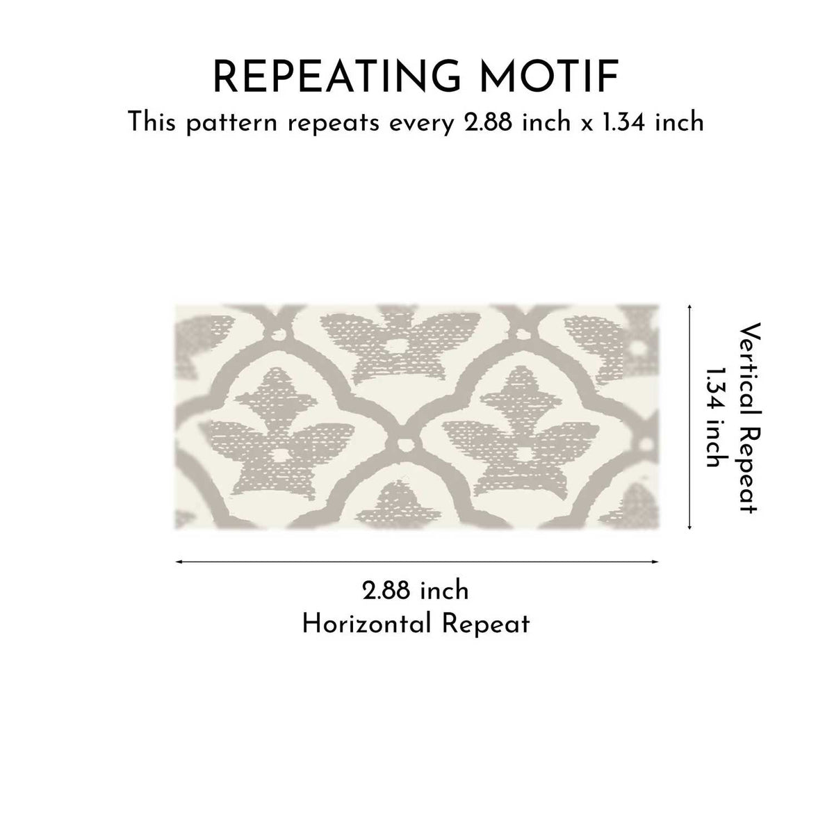 Haveli Harmony Wallpaper - Pebble Mist