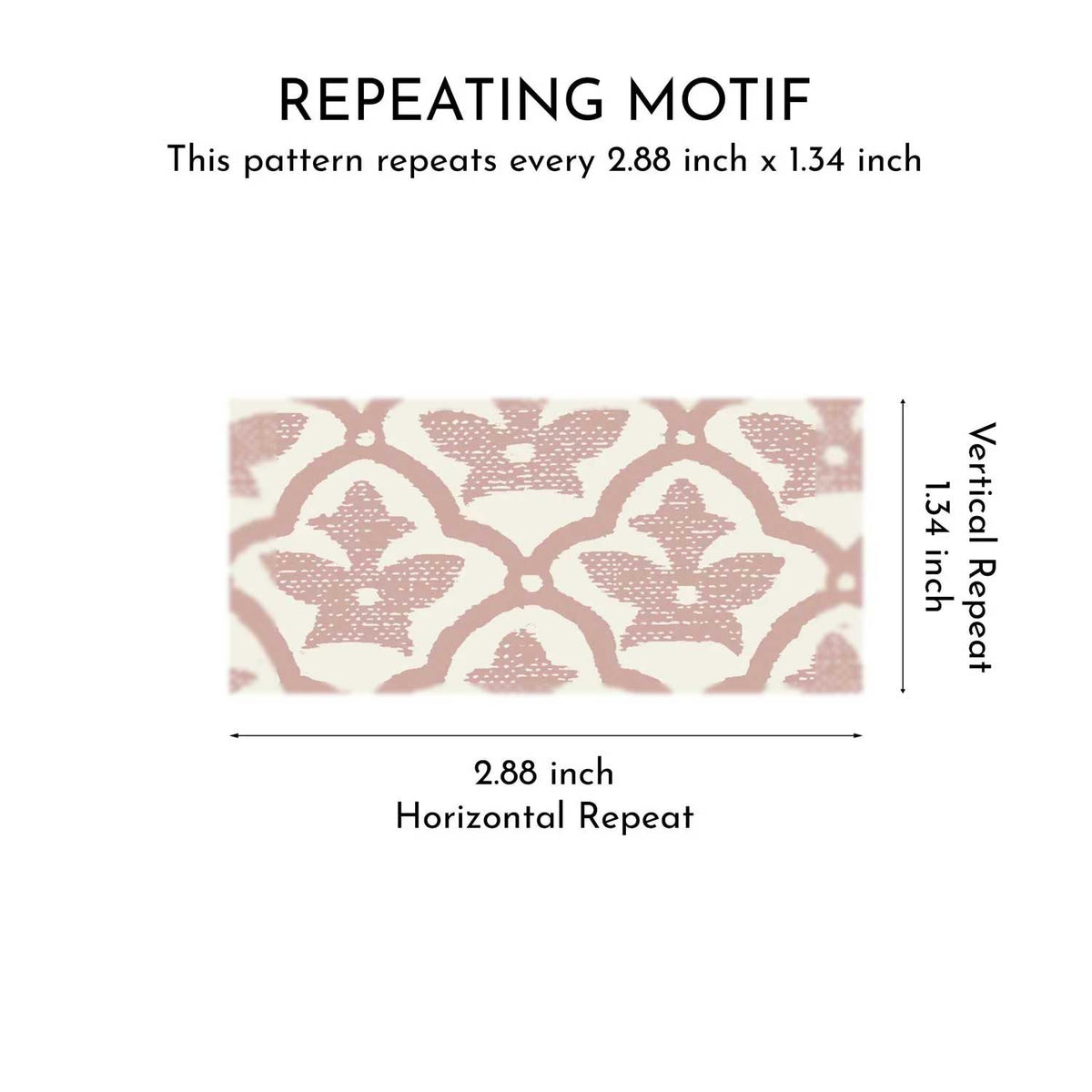 Haveli Harmony Wallpaper - Muted Rose